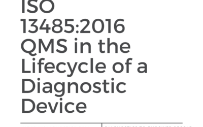 The Role of ISO 13485:2016-Certified QMS in the Lifecycle of a Diagnostic Device