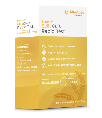 Celiac Rapid Test Product Package